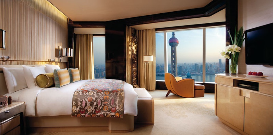 Một căn phòng khách sạn hạng sang ở Thượng Hải