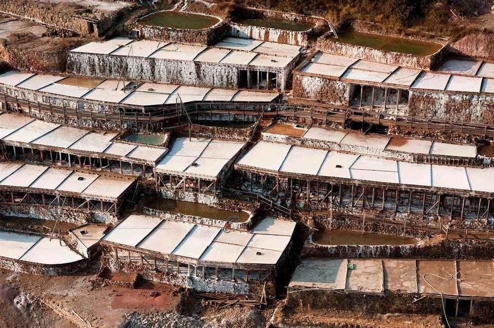 
Thung lũng muối nhìn từ trên cao
