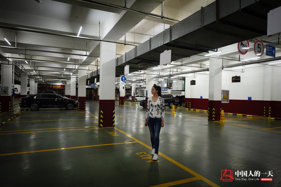 Hầm gửi xe cũng là nơi Cầm Mai dành nhiều quan tâm để nghiên cứu đánh giá