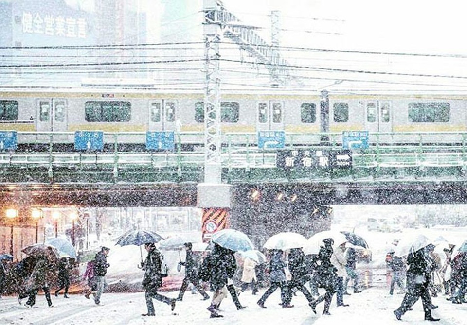 Tuyết rơi đầu mùa biến Tokyo thành xứ thần tiên - 10 Vẻ đẹp huyền ảo như thực như hư