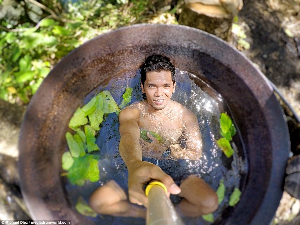 Nhiệt độ nước có thể điều chỉnh tùy theo yêu cầu từng du khách