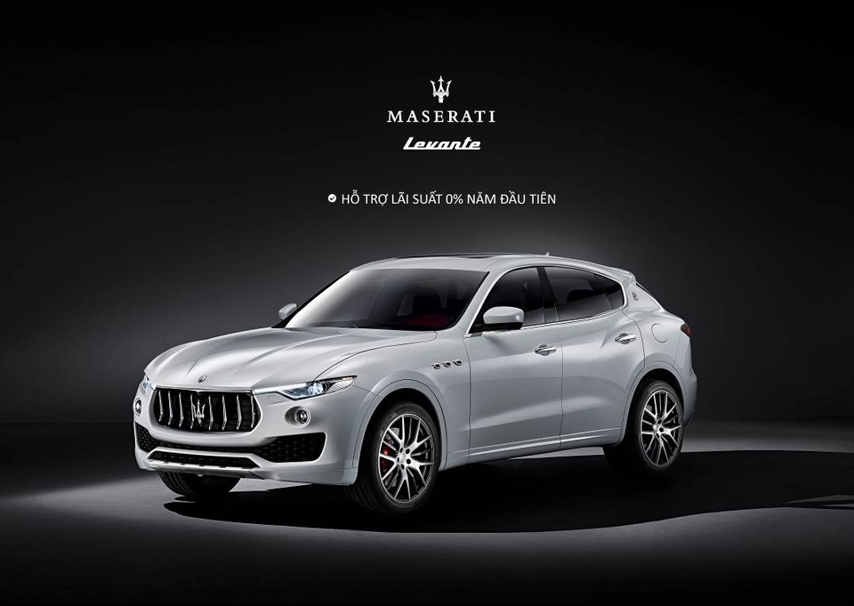 Maserati giới thiệu gói ưu đãi lớn vào dịp cuối năm - 2 Mẫu SUV Levante là mẫu xe bán chạy nhất của Maserati tại Việt Nam