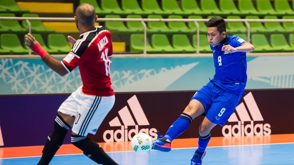 Siêu phẩm của Minh Trí đứng nhì trong danh sách bàn thắng đẹp World Cup futsal 2016 - 2 Suphawut (9 - Thái Lan) lần thứ 2 liên tiếp là tác giả của bàn thắng đẹp nhất FIFA futsal World Cup