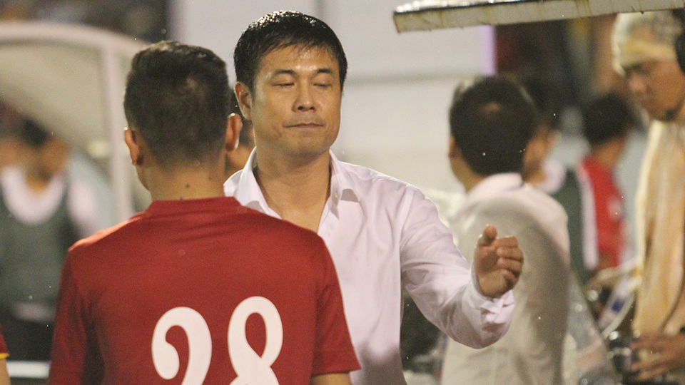 HLV Nguyễn Hữu Thắng khẳng định đội hình vừa đá với Indonesia chưa phải là đội hình tối ưu của tuyển Việt Nam (ảnh: Trọng Vũ)