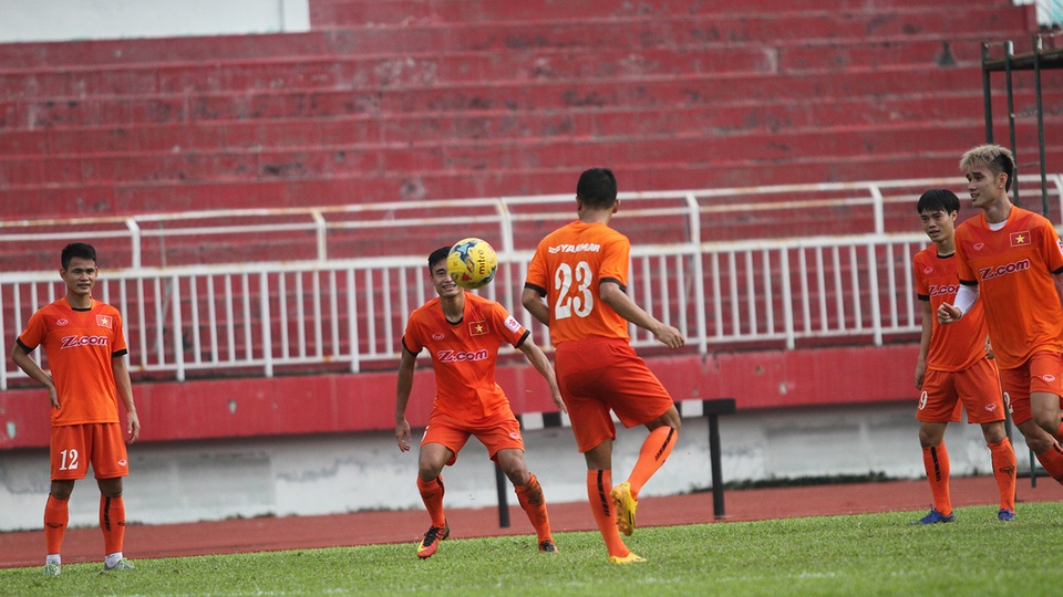 Tiếng cười vẫn tràn ngập trên môi các tuyển thủ