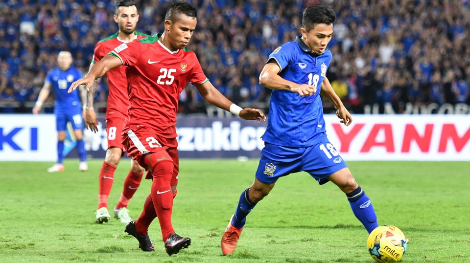 Indonesia nối dài kỷ lục toàn thua tại chung kết AFF Cup - 1 Indonesia (áo đỏ) đá 5 trận chung kết AFF Cup, thua cả 5