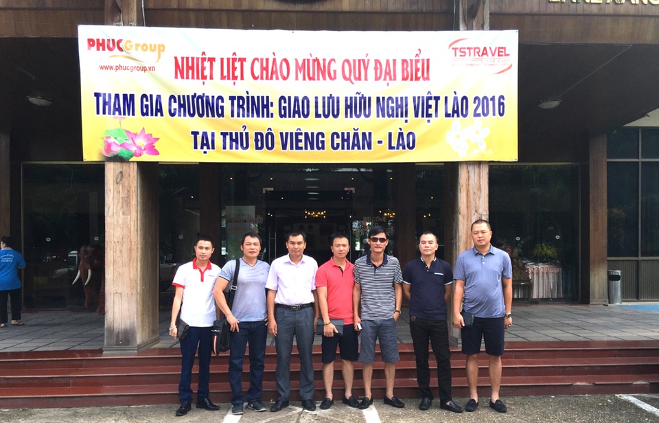 Chủ tịch Du lịch PhucGrou cùng lãnh đạo các đơn vị hàng đầu Việt Nam thành lập văn phòng vận chuyển Viên Chăn.