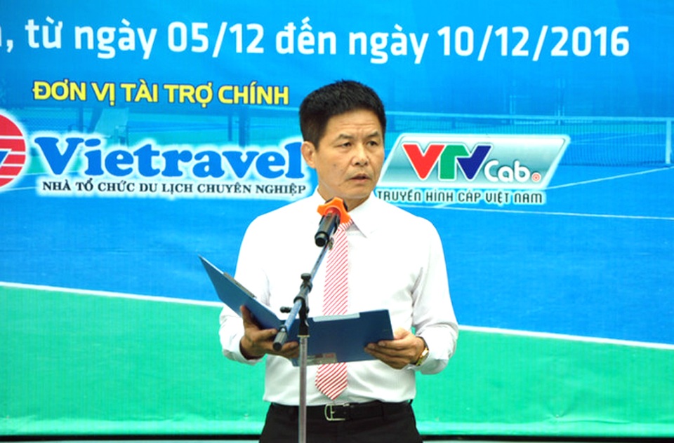 
Ông Nguyễn Quốc Kỳ - PCT kiêm TTK Liên đoàn quần vợt Việt Nam
