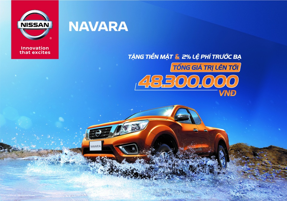 Khuyến mại đặc biệt dành cho xe Navara EL và Navara VL trong tháng 8 - 1 Khuyến mại đặc biệt dành cho xe Navara EL và Navara VL trong tháng 8 - 1