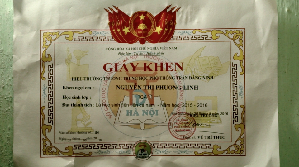 “Đừng để con phải chết, mẹ ơi…” - 2 Kết quả học tập của Linh được đánh giá thuộc loại khá ở lớp.