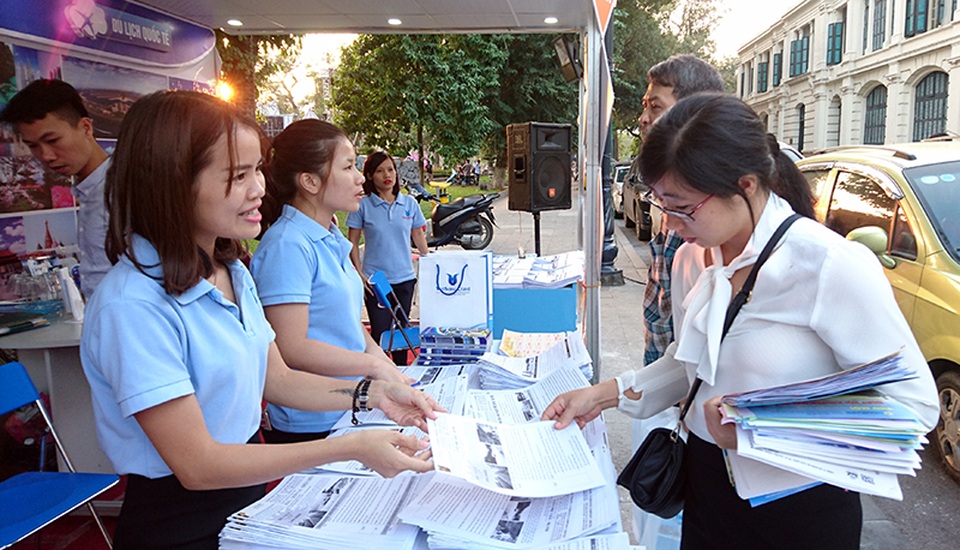 Rất nhiều gói khuyến mãi của các hãng lữ hành được mang tới Ngày hội khuyến mãi du lịch 2016.