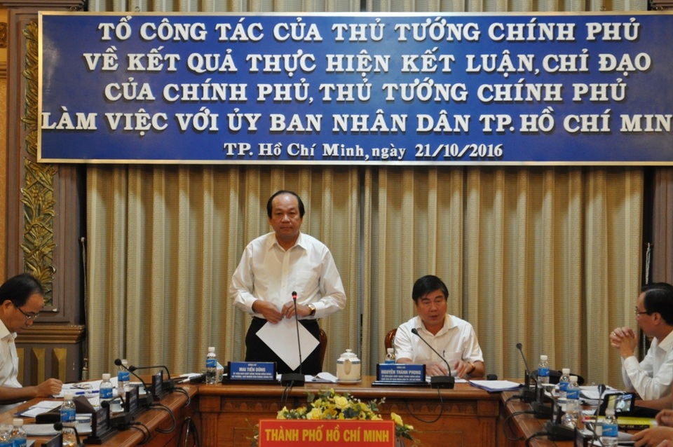 Bộ trưởng - Chủ nhiệm Văn phòng Chính phủ Mai Tiến Dũng