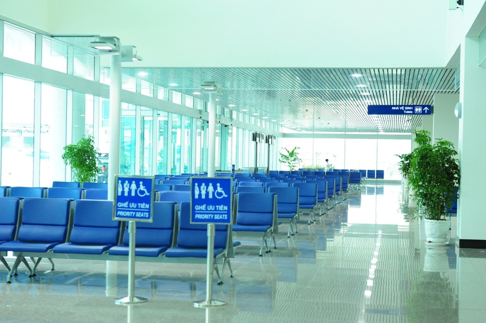 Sân bay Tân Sơn Nhất có khu vui chơi miễn phí cho trẻ em - 1 Sảnh chờ ở khu vực mở rộng nhà ga quốc tế sân bay Tân Sơn Nhất