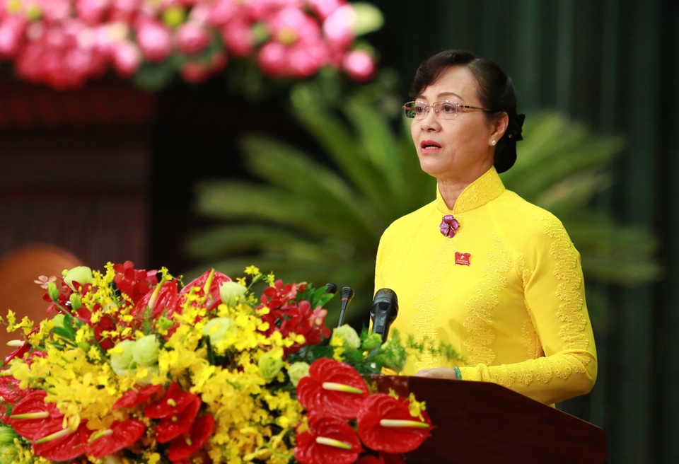 "Năm 2017, TPHCM dự báo sẽ có nhiều khó khăn" - 1 Chủ tịch HĐND TPHCM Nguyễn Thị Quyết Tâm