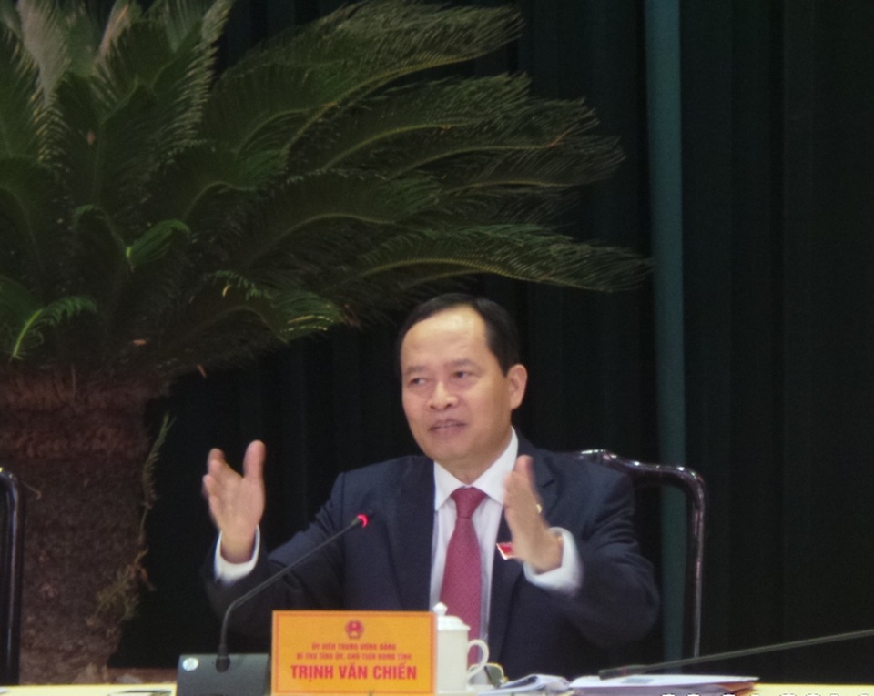 Bí thư Tỉnh ủy Thanh Hóa Trịnh Văn Chiến.