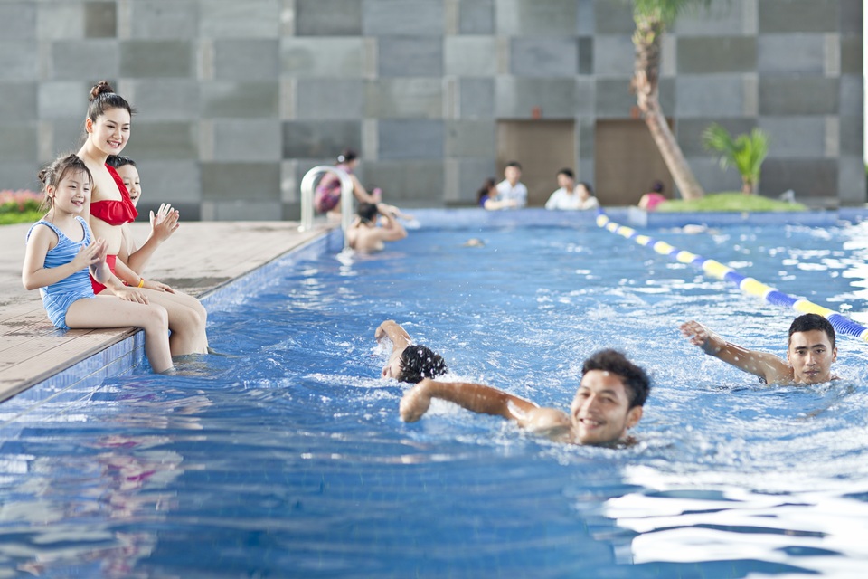 
Các cư dân chung cư cao cấp này nhận xét khu sinh hoạt công cộng tại đây tiện nghi, hiện đại và sảng khoái.
