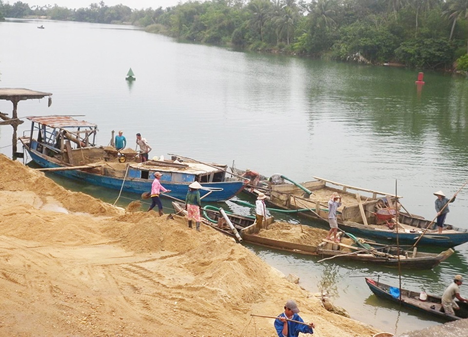 Khoanh vùng cấm khai thác cát, sỏi, khoáng sản trên sông - 1 (Ảnh minh họa)