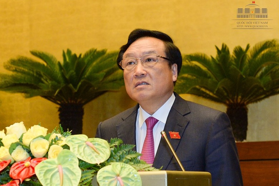 Chánh án TAND Tối cao: Không có oan sai trong vụ Trần Văn Vót - 1 Chánh án TAND Tối cao Nguyễn Hòa Bình (Ảnh: Quochoi.vn)