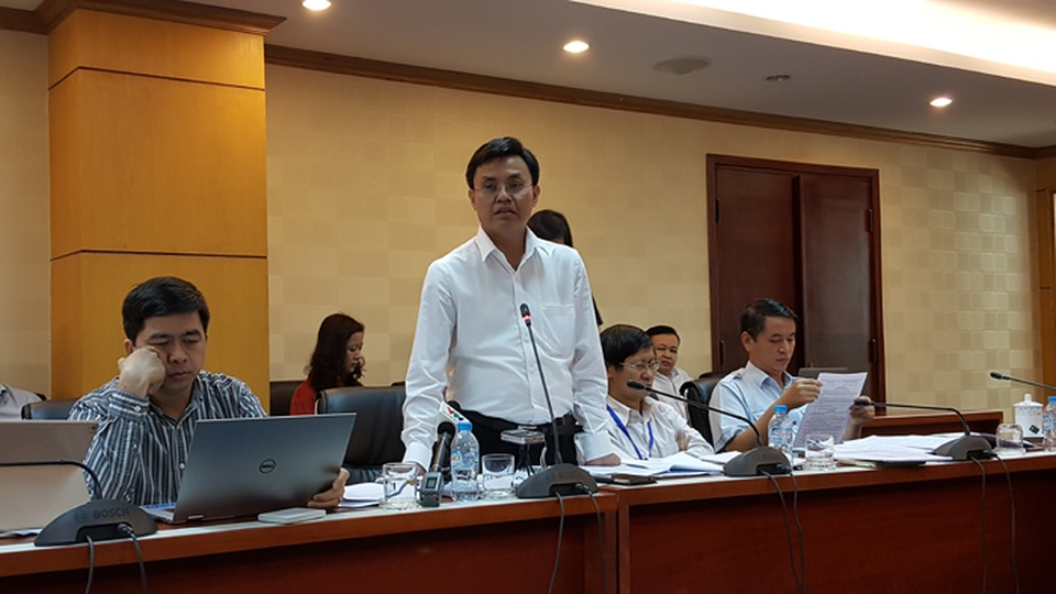 “Không gặp bất kỳ sự cản trở nào” khi thanh tra dự án Núi Pháo - 1 Ông Hoàng Văn Thức - Phó Tổng cục trưởng Tổng cục Môi trường trả lời tại cuộc họp báo (Ảnh: Thế Kha)