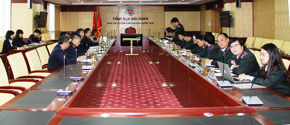 Thanh tra Chính phủ công bố quyết định thanh tra tại Tổng cục Hải quan (Ảnh: TTCP)