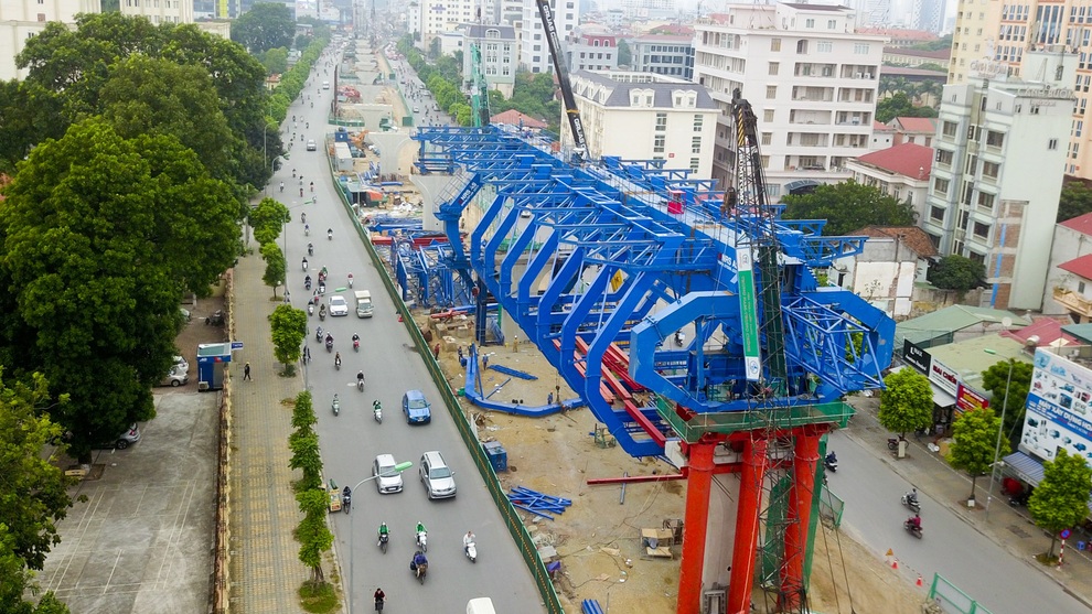 Toàn cảnh tuyến đường trên cao gần 10.000 tỷ "giải cứu" giao thông Ngã Tư Sở - cầu Vĩnh Tuy - 4 Toàn cảnh tuyến đường trên cao gần 10.000 tỷ "giải cứu" giao thông Ngã Tư Sở - cầu Vĩnh Tuy - 4