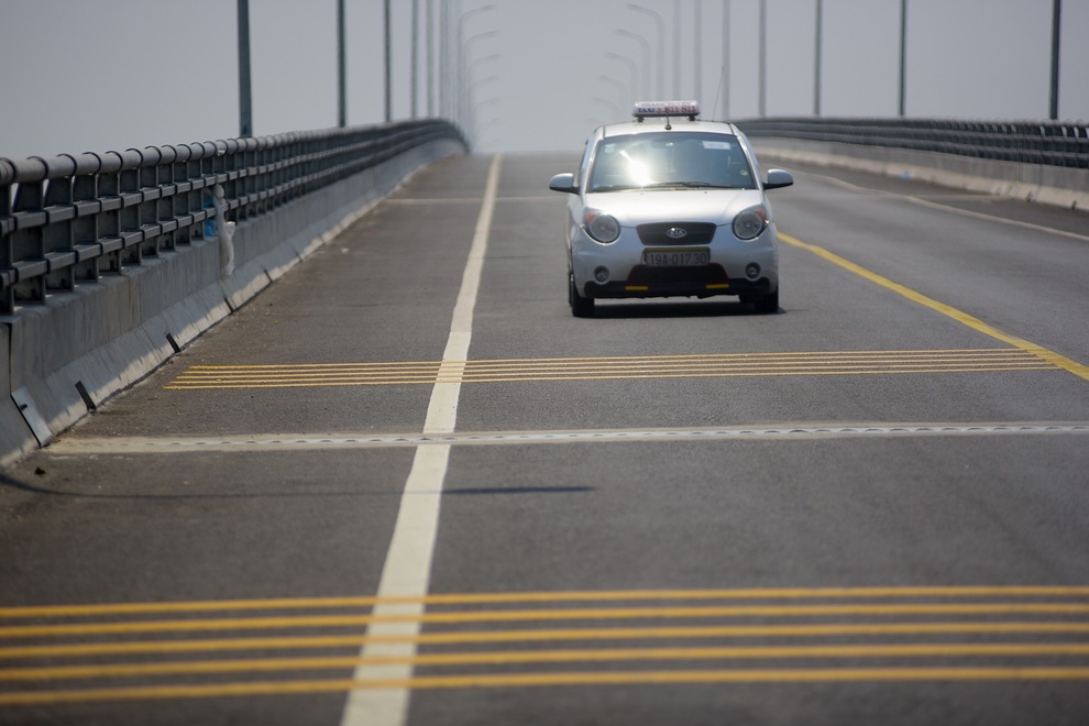 Diện mạo "dải lụa" 4 làn xe nối Hà Nội - Phú Thọ vắt ngang sông Hồng - 13 Diện mạo "dải lụa" 4 làn xe nối Hà Nội - Phú Thọ vắt ngang sông Hồng - 13