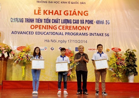 Khai giảng Chương trình Tiên tiến, Chất lượng cao và POHE, khóa 56 - 2 Khai giảng Chương trình Tiên tiến, Chất lượng cao và POHE, khóa 56