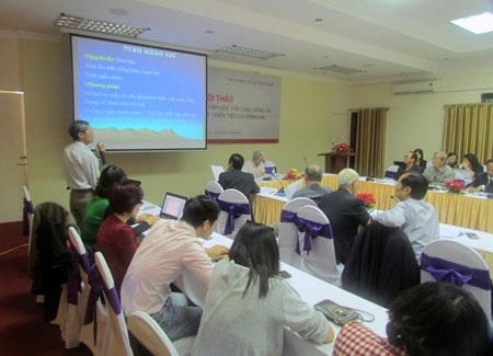 Hội thảo Thực trạng Trung tâm học tập cộng đồng và định hướng tiêu chí đánh giá - 1 Hội thảo Thực trạng Trung tâm học tập cộng đồng và định hướng tiêu chí đánh giá