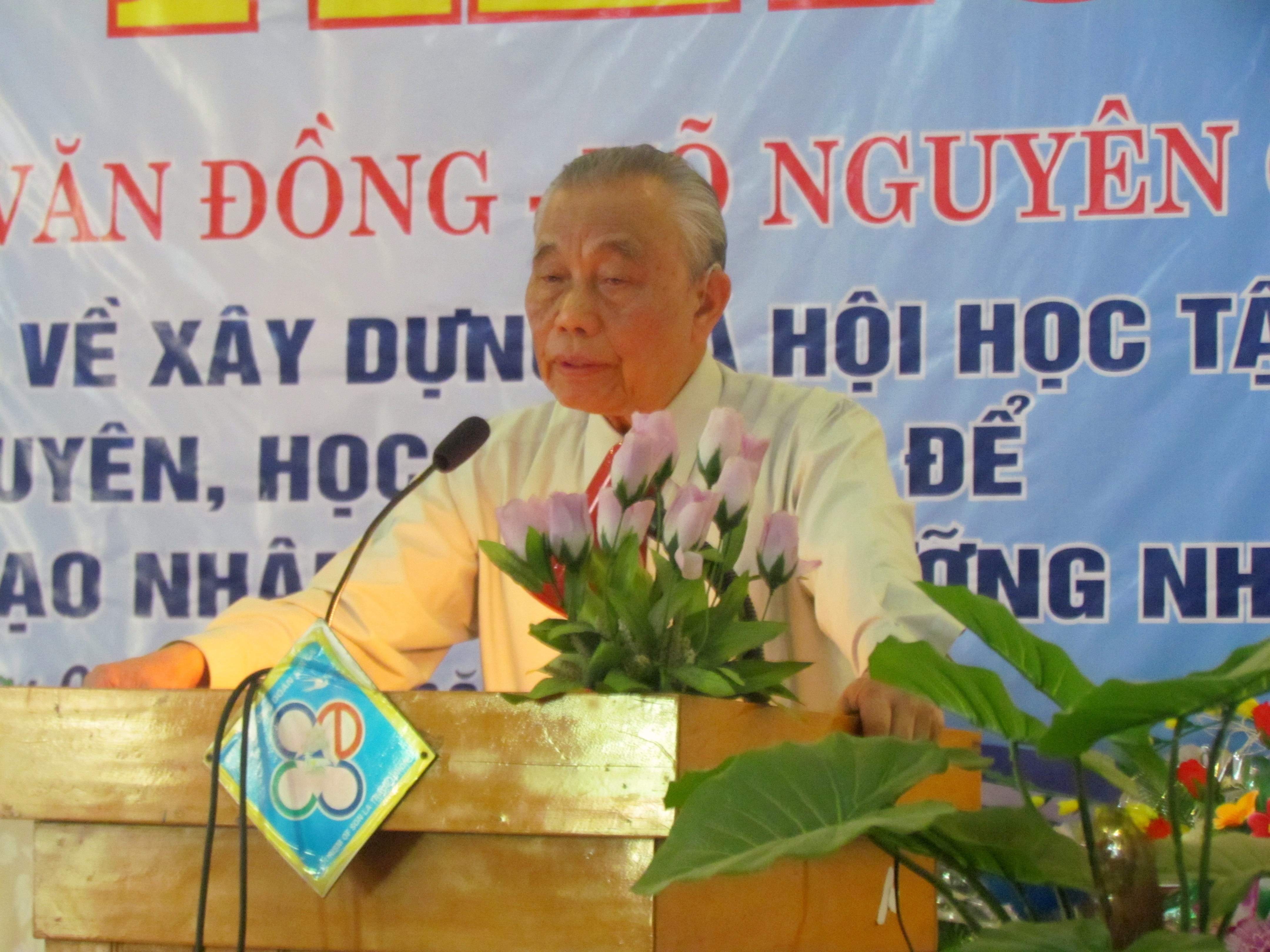 Chủ tịch Hội Khuyến học Việt Nam Nguyễn Mạnh Cầm