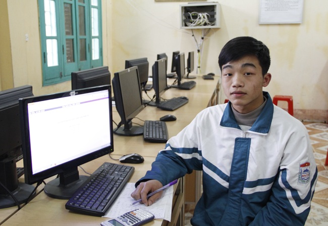 ĐH Quốc gia Hà Nội tổ chức thi thử: Thủ khoa đạt 119 điểm - 3 Thủ khoa đợt thi thử tại Thái Nguyên vào ĐH QGHN Trần Xuân Hảo
