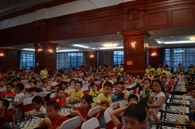 Hơn 1000 kỳ thủ “nhí” tranh cúp “Siêu nhí Học Cờ Cùng Kiện Tướng”