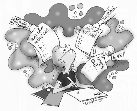 Đào tạo ‘nhân tài’ ngay từ lớp 1 - 1 Minh họa Lê Tiến Vượng.