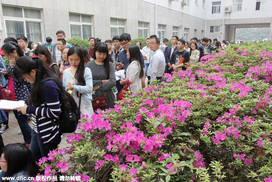 100.000 người “chen chúc” dự thi công chức tỉnh - 6 Các thí sinh kiểm tra lại số báo danh