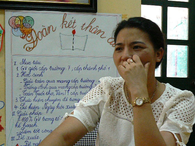 Cô hiệu trưởng "thất bại" trước học sinh lớp 3 - 3 Cô hiệu trưởng Trần
Thị Thùy Dung