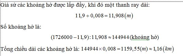 Đáp án bài toán: Vì sao hơn 1km đường sắt không có đường ray? - 2 Đoàn tàu Bắc - Nam