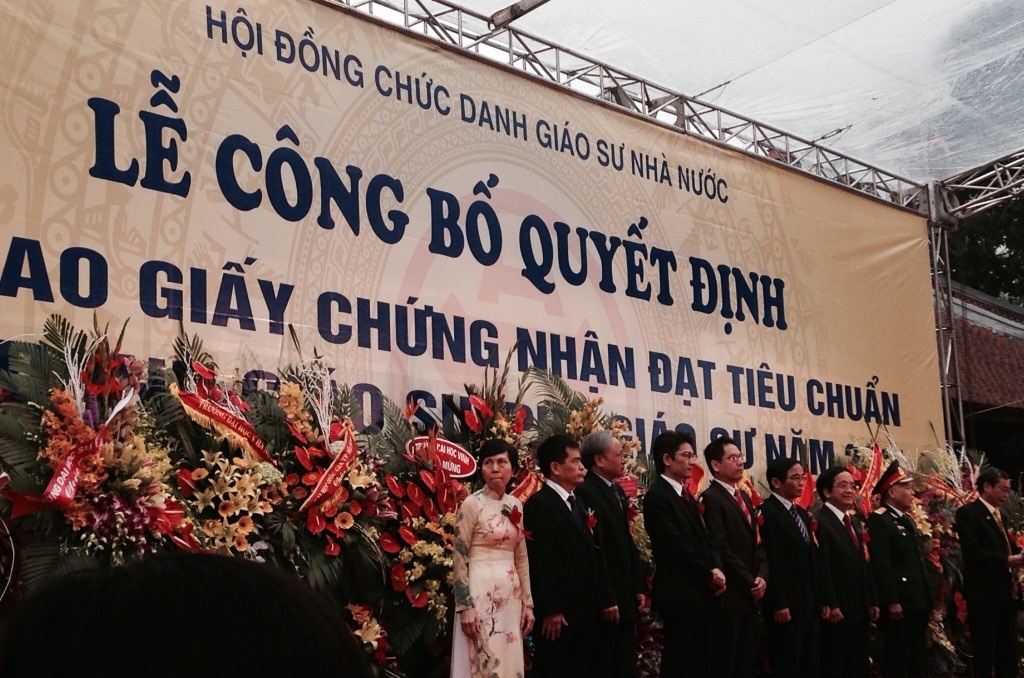 Những điều đặc biệt tại lễ tôn vinh tân giáo sư, phó giáo sư năm 2014 - 3 Các Tân Giáo sư năm 2014