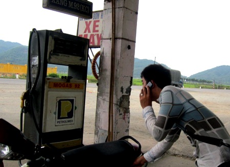 Tại TP Vinh sáng 7/8. (Ảnh: Nguyễn Duy)