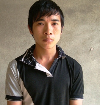 Giang Công Mạnh tại cơ quan điều tra.