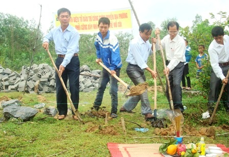 Khởi công xây nhà tình thương cho 4 anh em mồ côi