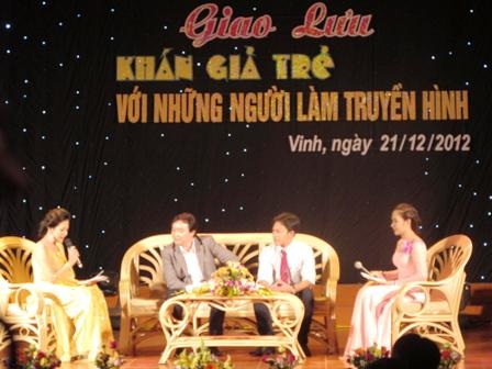 Tiết mục văn nghệ chào mừng đêm giao lưu Khán giả trẻ với những người làm truyền hình