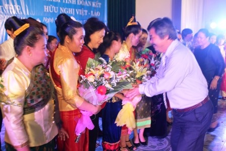 Đêm giao lưu Thắm tình đoàn kết hữu nghị Việt - Lào để lại nhiều ấn tượng tốt đẹp