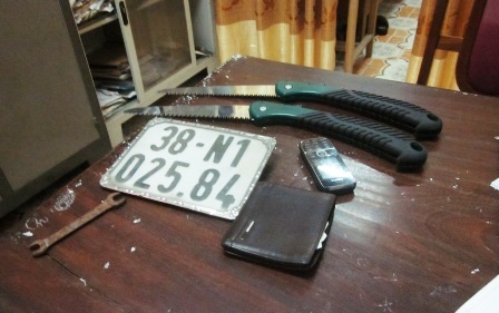 Tang vật vụ án (Ảnh: Hải Nguyễn)