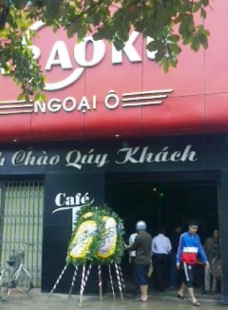 Chủ quán karaoke bị nhóm côn đồ chém tử vong - 1 Quán karaoke Ngoại Ô - nơi xảy ra vụ truy sát khiến chủ quán tử vong