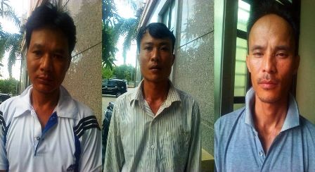 Một số con bạc bị bắt giữ.