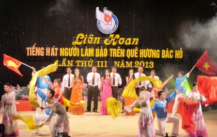 Tiết mục được các phóng viên, BTV báo Công an Nghệ An dàn dựng công phu