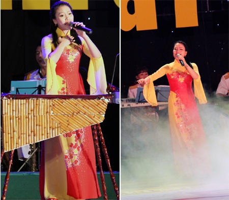 Thí sinh mang SBD 94 - Trần Thị Huyền Trang thể hiện hai ca khúc: