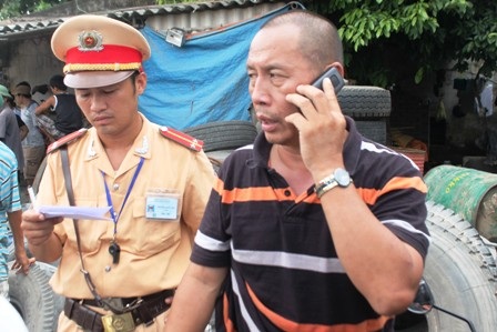 Tài xế bàng hoàng sau vụ cháy