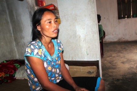 Chị Nguyễn Thị Lâm vẫn còn ám ảnh sau vụ chìm thuyền