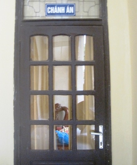 TAND huyện Nam Đàn - nơi ông Quang làm việc