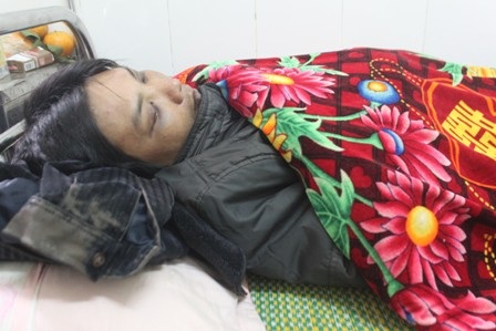 Hai đối tượng ăn trộm chó đang nằm điều trị tại bệnh viện đa khoa Đô Lương